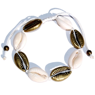 SEESTERN Kauri Muschel Armband / Armbnder Surfer Shell Bracelet /2008