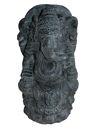 Cm 50 Ganesha Asia Statue 50 Fur Statue Garten Innen Steinguss