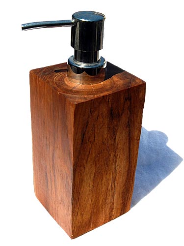 SEESTERN Teak Holz Seifenspender poliert Seifendosierer Dispenser/197,  21,90 €