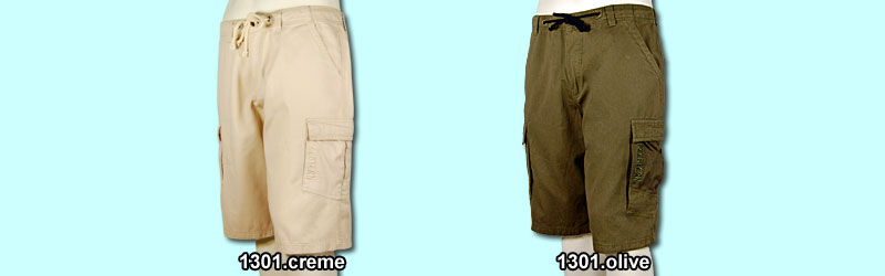 SEESTERN Herren Walkshorts Cargo Shorts Bermuda Kurze Hose Short Creme oderOlive 