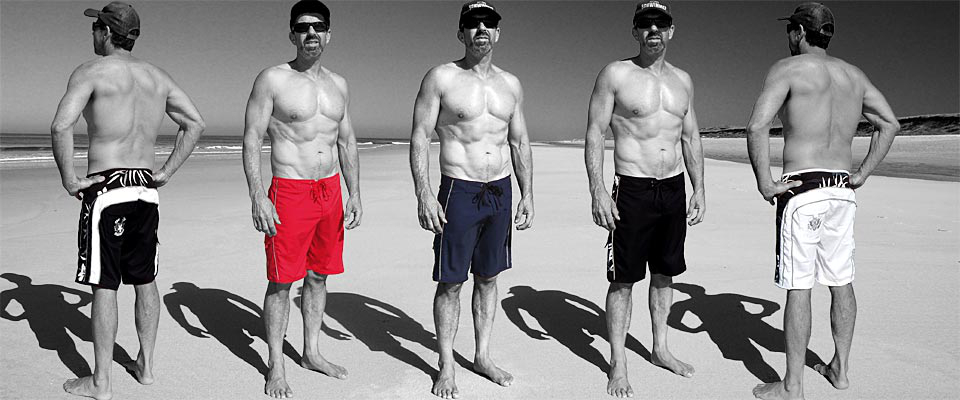Herren Boardshorts mittellang