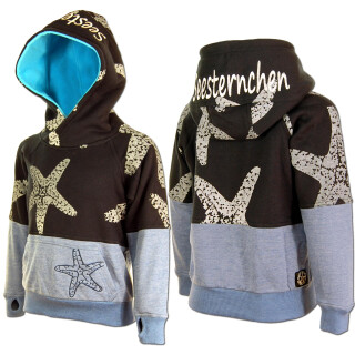 SEESTERN CHEN Kinder Kapuzen Sweat Shirt Kapuzen Pullover Hoody Sweater 92-152 /1401 Blau 92