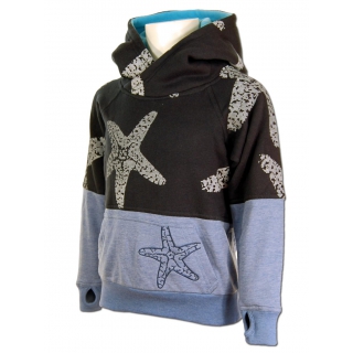 SEESTERN CHEN Kinder Kapuzen Sweat Shirt Kapuzen Pullover Hoody Sweater 92-152 /1401 Blau 92