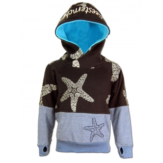 SEESTERN CHEN Kinder Kapuzen Sweat Shirt Kapuzen Pullover Hoody Sweater 92-152 /1401 Blau 116