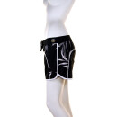 SEESTERN Damen Microstrech Boardshorts Surfshorts Boardshort Badehorts XS-4XL /1422 Schwarz 2XL