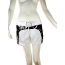 SEESTERN Damen Microstrech Boardshorts Surfshorts Boardshort Badehorts XS-4XL /1422 Weiss L