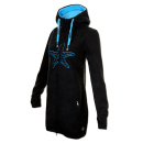 SEESTERN Damen Kapuzen Fleecejacke 2WegeZipper Fleecemantel Fleece Sweatj.XS-4XL /1426