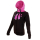 SEESTERN Damen Kapuzen Sweat Shirt Jacke Kapuzen Pullover Hoody Sweater S - XXL SW1123.braun_rosa XXS