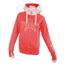 SEESTERN Damen Kapuzen Sweat Shirt Jacke Pullover Zip Hoody Sweater Gr.XS-3XL /1622 Sorbet XS