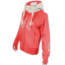 SEESTERN Damen Kapuzen Sweat Shirt Jacke Pullover Zip Hoody Sweater Gr.XS-3XL /1622 Sorbet XS