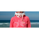 SEESTERN Damen Kapuzen Sweat Shirt Jacke Pullover Zip Hoody Sweater Gr.XS-3XL /1622 Sorbet XS
