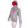 SEESTERN Damen Kapuzen Sweat Shirt Jacke Pullover Zip Hoody Sweater Gr.XS-3XL Grau M