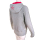 SEESTERN Damen Kapuzen Sweat Shirt Jacke Pullover Zip Hoody Sweater Gr.XS-3XL Grau L