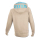 SEESTERN Damen Kapuzen Sweat Shirt Jacke Pullover Zip Hoody Sweater Gr.XS-XXL /1420 Beige XS