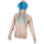 SEESTERN Damen Kapuzen Sweat Shirt Jacke Pullover Zip Hoody Sweater Gr.XS-XXL /1420 Beige XS