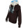 SEESTERN Damen Kapuzen Sweat Shirt Jacke Pullover Zip Hoody Sweater Gr.XS-XXL /1422.bw_lb_ow Braun S