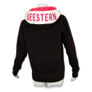 SEESTERN Damen Kapuzen Sweat Shirt Jacke Pullover Zip Hoody Sweater Gr.XS-XXL /1222 Braun XS