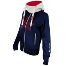 SEESTERN Damen Kapuzen Sweat Shirt Jacke Pullover Zip Hoody Sweater Gr.XS-XXL /1422-1622
