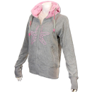 SEESTERN Damen Kapuzen Sweat Shirt Jacke Pullover Zip Hoody Sweater Gr.XS-XXL