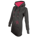 SEESTERN Damen Langes Kapuzen Sweat Shirt Pullover Hoody Sweater Gr.XS-3XL /1525