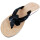 SEESTERN Damen Leder Zehentrenner Zehensandale Zehensteg Auslaufmodelle Gr.36-43 /1535 Schwarz EUR 36