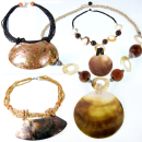 Seestern Halskette exotischer Modeschmuck m. Muschel...