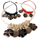 Seestern Halskette exotischer Modeschmuck mit Muschel...