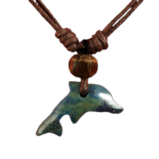 Seestern Halskette Maritimer Modeschmuck mit Delfin, Seestern, etc. Anhängern 232JW.blau