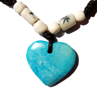 Seestern Halskette Maritimer Modeschmuck mit Delfin, Seestern, etc. Anhängern 1266JW.tuerkis