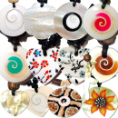Seestern Halskette Modeschmuck mit Perlmut Muschel...