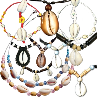 Seestern Halskette Tropischer Modeschmuck mit Kauri Muschel Anhängern