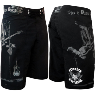 SEESTERN Herren Boardshorts Surfshort Ramones Print Boardshort Surf Shorts S-XXXL /1244 Dee Dee Ramone L