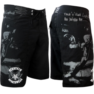 SEESTERN Herren Boardshorts Surfshort Ramones Print Boardshort Surf Shorts S-XXXL /1244 Johnny Ramone XL