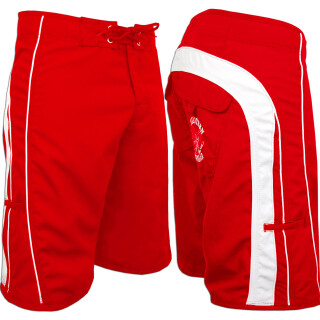 SEESTERN Herren Boardshorts Surfshorts Boardshort Surf Shorts Badeshorts XS-3XL /1344 Rot L