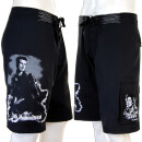 SEESTERN Herren Boardshorts Surfshorts SidVicious Sex Pistols Badeshorts XS-3XL /1546 Schwarz XS