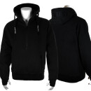 SEESTERN Herren Kapuzen Sweat Shirt Jacke Pullover Zip Hoody Sweater Gr.S-XXL /1340 Schwarz M