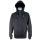 SEESTERN Herren Kapuzen Sweatshirt Pullover m.Knopfleiste Jumper Sweater Gr.S -L /1641 Dunkelgrau S