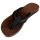 SEESTERN Herren Leder Zehentrenner Zehensandale Zehensteg Sandalen in Größe40-50 Schwarztöne EUR 40