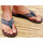 SEESTERN Herren Leder Zehentrenner Zehensandale Zehensteg Sandalen in Größe40-50 Grautöne EUR 40