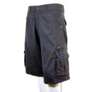 SEESTERN Herren Walkshorts Cargo Shorts Bermuda Kurze Hose Short BlackKaroStrech Schwarz S
