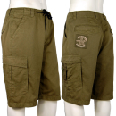 SEESTERN Herren Walkshorts Cargo Shorts Bermuda Kurze Hose Short Creme oderOlive Grün XXL