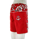 SEESTERN Kinder Boardshorts Surfshorts Boardshort Hamburger Jung/Deern 116-152 Rot 116