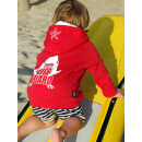 SEESTERN Kinder Kapuzen Sweat Jacke Junior Lifeguard Hoody Sweater 92-128 /1002 Rot 116