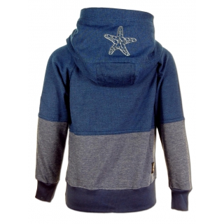 SEESTERN Kinder Kapuzen Sweat Shirt Kapuzen Pullover Hoody Sweater Gr.92-164 /1601 Blau 110-116