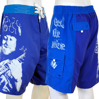 SEESTERN Noddy Holder Memorial Boardshorts Badeshorts Slade Feel The Noize XXS-3XL /1547 Noddy Holder_Royalblau XXS