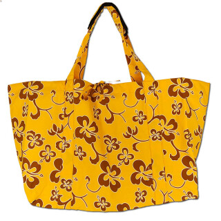SEESTERN schön große-stabile Strandtasche Bade Schulter Sommer Hand Trage Tasche /1301 Gelb