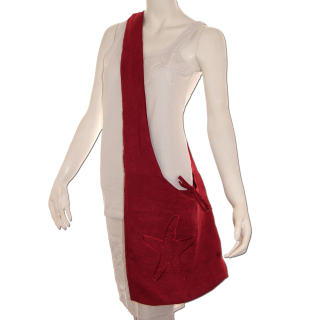 SEESTERN schön weiche Schultertasche Beutel Umhänge Sommer Hand Trage Tasche /1302 Rot