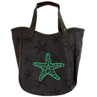 SEESTERN Shopper Schultertasche extrem robust & geräumig Trage Handtasche Beutel /1502 Grün