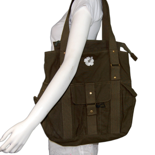 SEESTERN Sylt Nordsee Schultertasche Beutel Umhnge Sommer Hand Trage Tasche 1014HT.olive