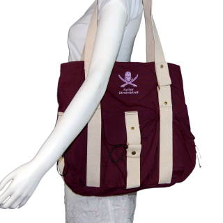 SEESTERN Sylt Nordsee Schultertasche Beutel Umhänge Sommer Hand Trage Tasche 1018HT.lila